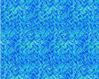 Good Vibes Azure Aloha Collection - 100% Cotton - sold in 1/2 yard increments - Azure