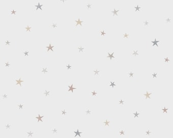 Sleepy Teddy Toss Stars sold in half yard quantities - 8523S-03