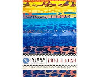 Island Batik *Make a Wish 2.5" Strip Pack