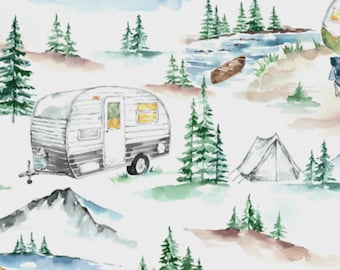 Shannon Multi Trailer Trails Digital Cuddle * Sold in one yard quantities