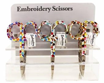 Embroidery Scissors Sweet Prints 3.5" Needlepoint Tips