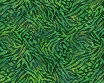 Jangala-The Maze Green Digitally Printed # 594823 - Sold in 1 yard quantites
