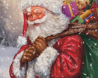 Santa's Bag Panel 35 1/2" Panel - PD16551R