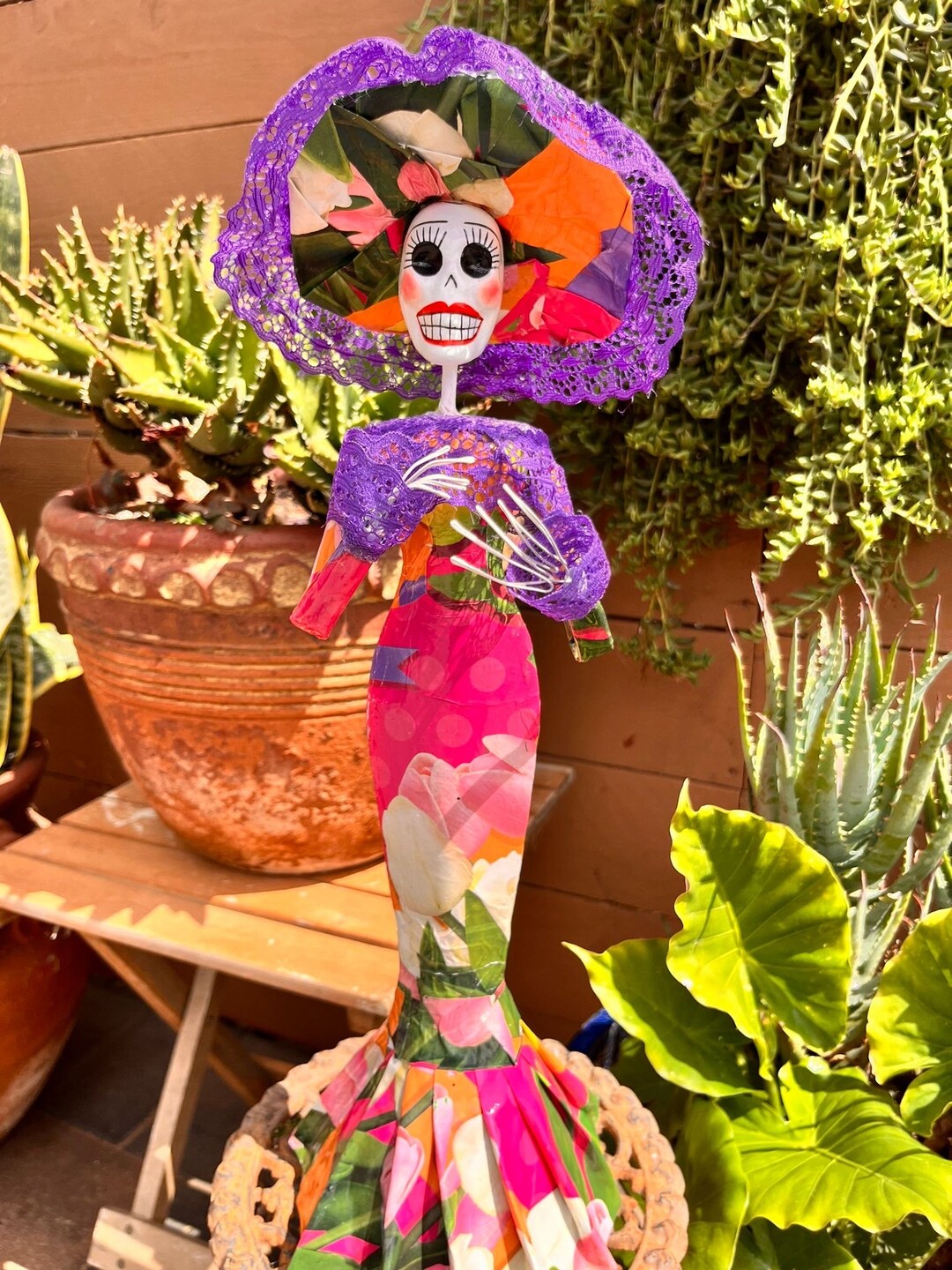 Catrina Papel Mache. - Etsy