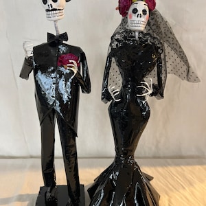 Papel-maché van Catrin en Catrina.