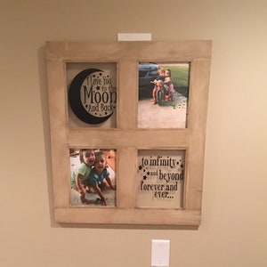 Window picture frame