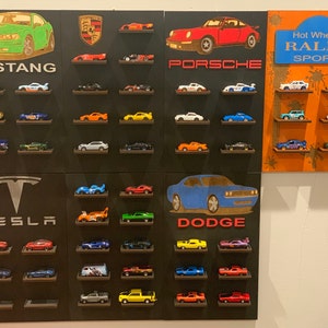 Diecast Car Display Shelf: Hot Wheels & Matchbox Organizer