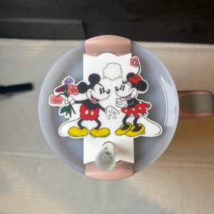 Classic Mickey & Minnie Stanley Tumbler Tag, Stanley Cup, Stanley Tumbler, Stanley Topper, Stanley Name Plate, Mickey Mouse, Minnie Mouse