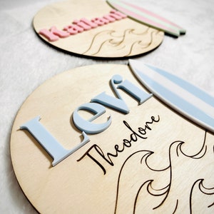 Birth Announcement Sign, Baby Name Sign, Baby Keepsake, Newborn Name ...