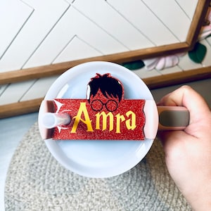 Wizard Stanley Topper, Stanley Cup Name Topper, Stanley Name Tag, Stanley Tumbler Topper, Personalized Stanley Name Plate, Name Plates