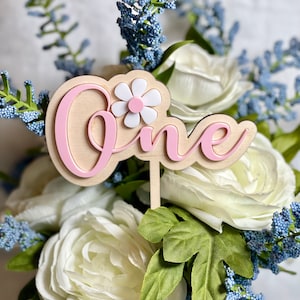 Custom birthday cake topper