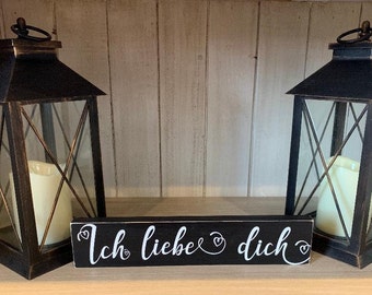 I love you wood sign in different languages, I love you sign, volim te, Ich Liebe Dich, wood signs