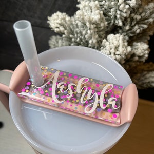 30oz/40oz Stanley Tumbler Personalized Name Tag | Personalized name tag for tumbler lid | Name Plate | Custom Tumbler Name Plates