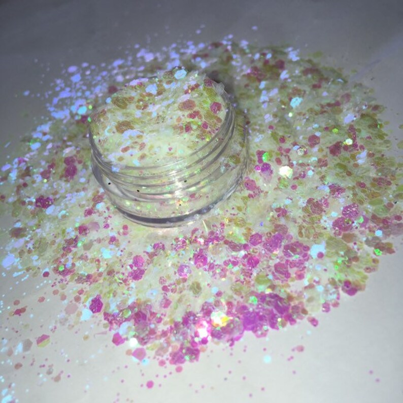 POWDER PUFF / festival glitter / body glitter / nail glitter / Etsy
