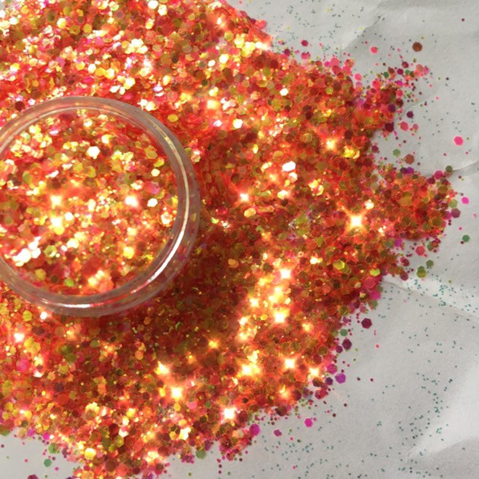 PEACHES AND CREAM / Body Glitter / Festival Glitter / Glitter Etsy