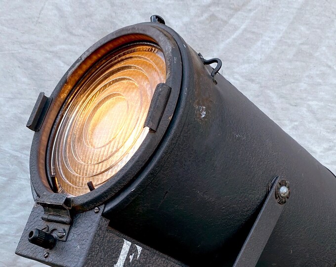 Vintage Kliegl Bros. Spotlight Klieglight Spot to Flood Fresnel Lens