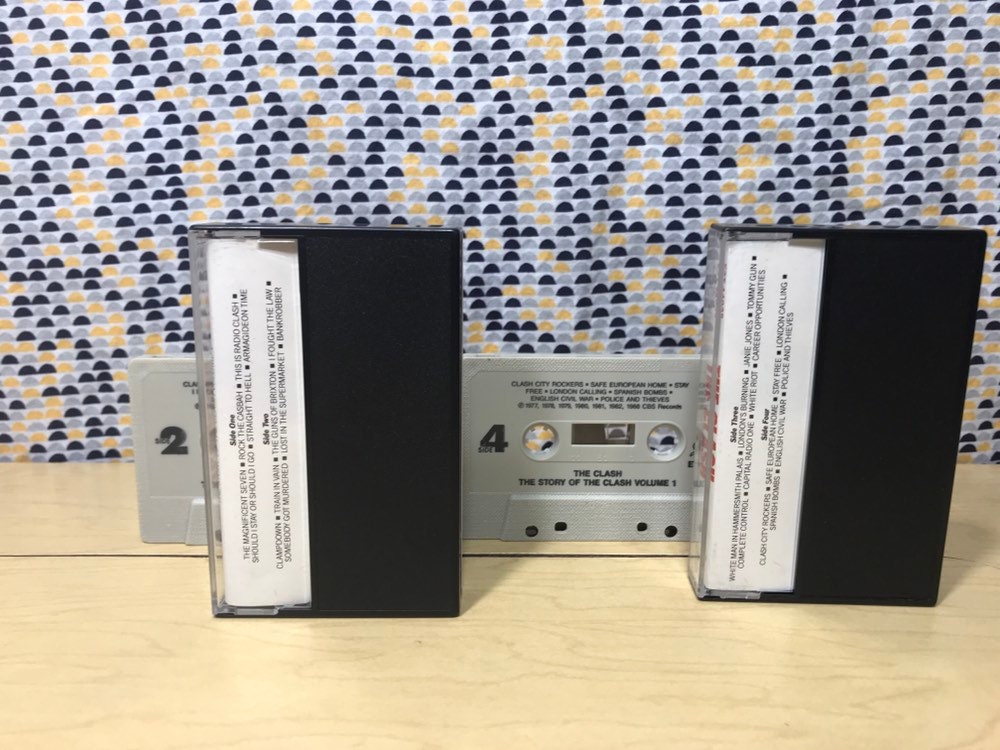 The Clash The Story Of The Clash Volume 1 Double Cassette Tape Set 