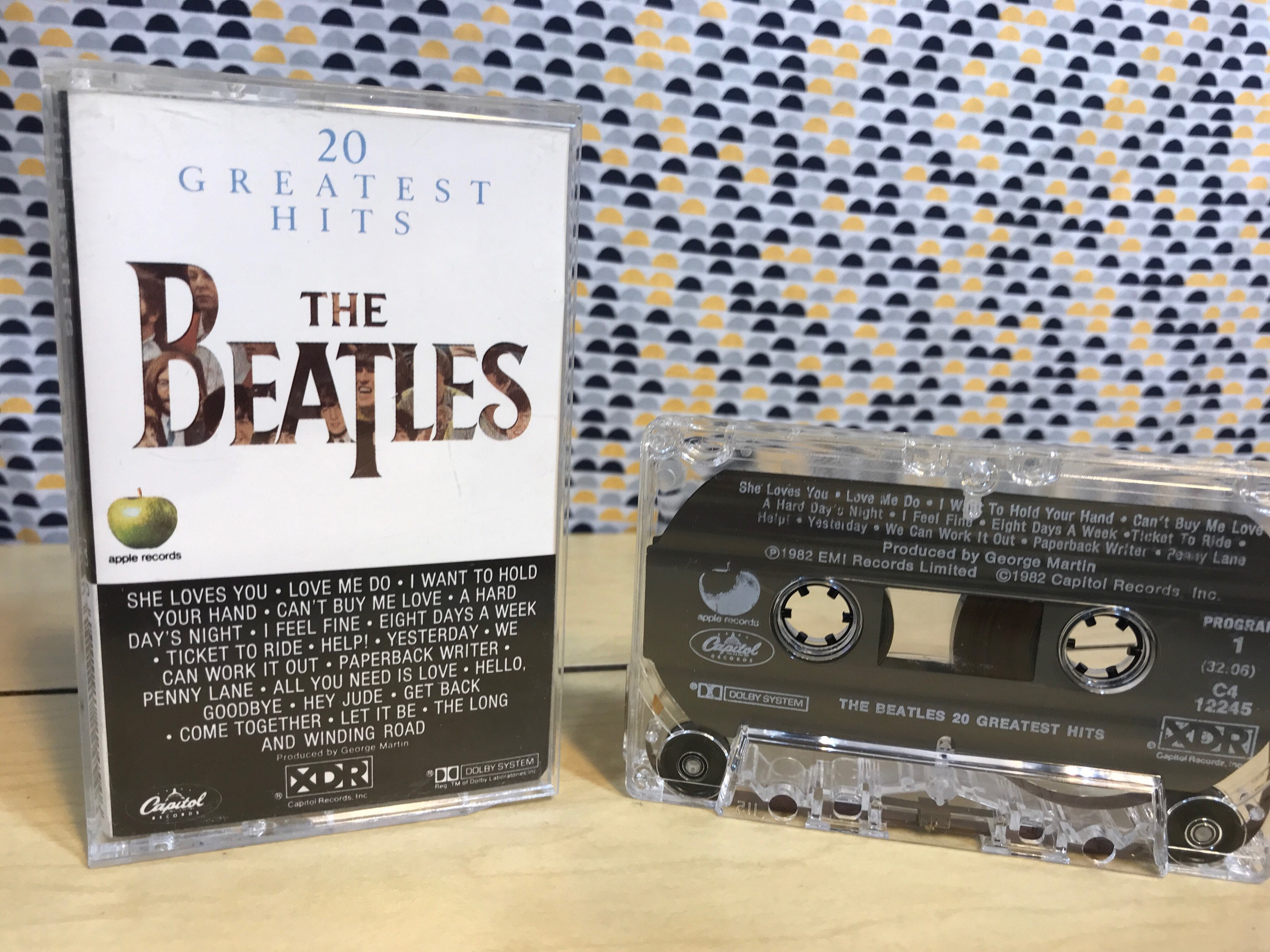 Beatles 20 Greatest Hits Cassette tape Capitol Records