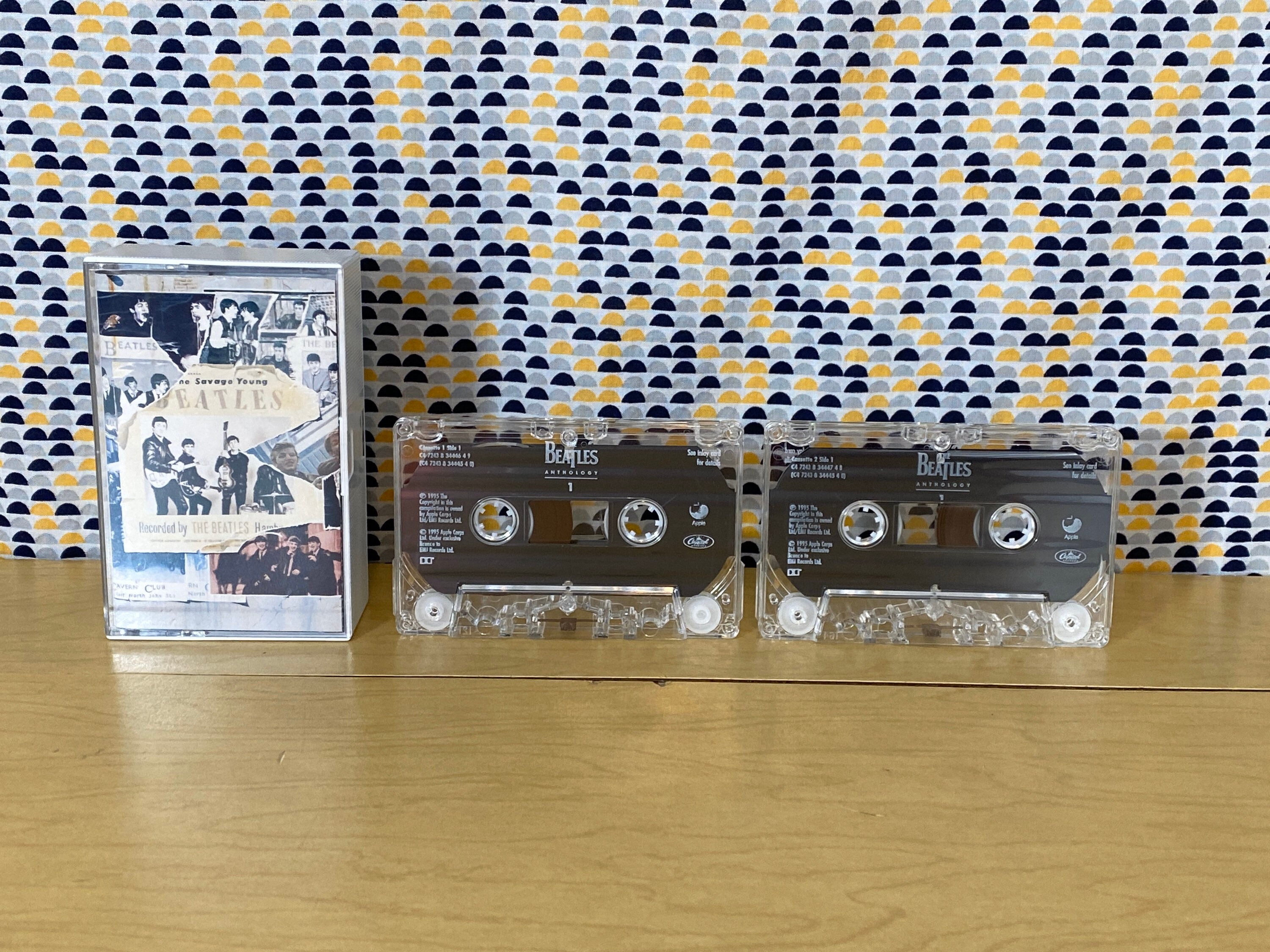 Beatles Anthology 1 Double Cassette Tape Set Apple Capitol Records Beatles Anthology 1 Double Cassette Tape Set Apple Capitol Records