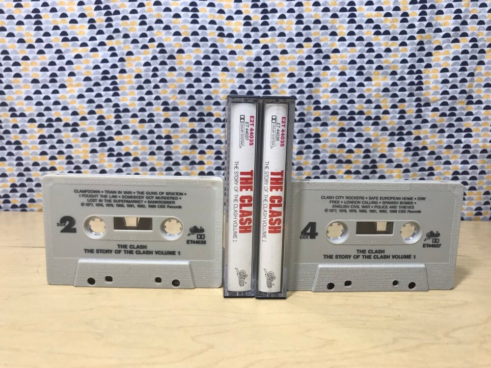 The Clash The Story Of The Clash Volume 1 Double Cassette Tape Set 