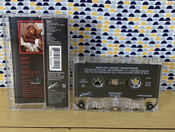 Outkast Atliens Cassette Tape 1996 Laface Records Etsy