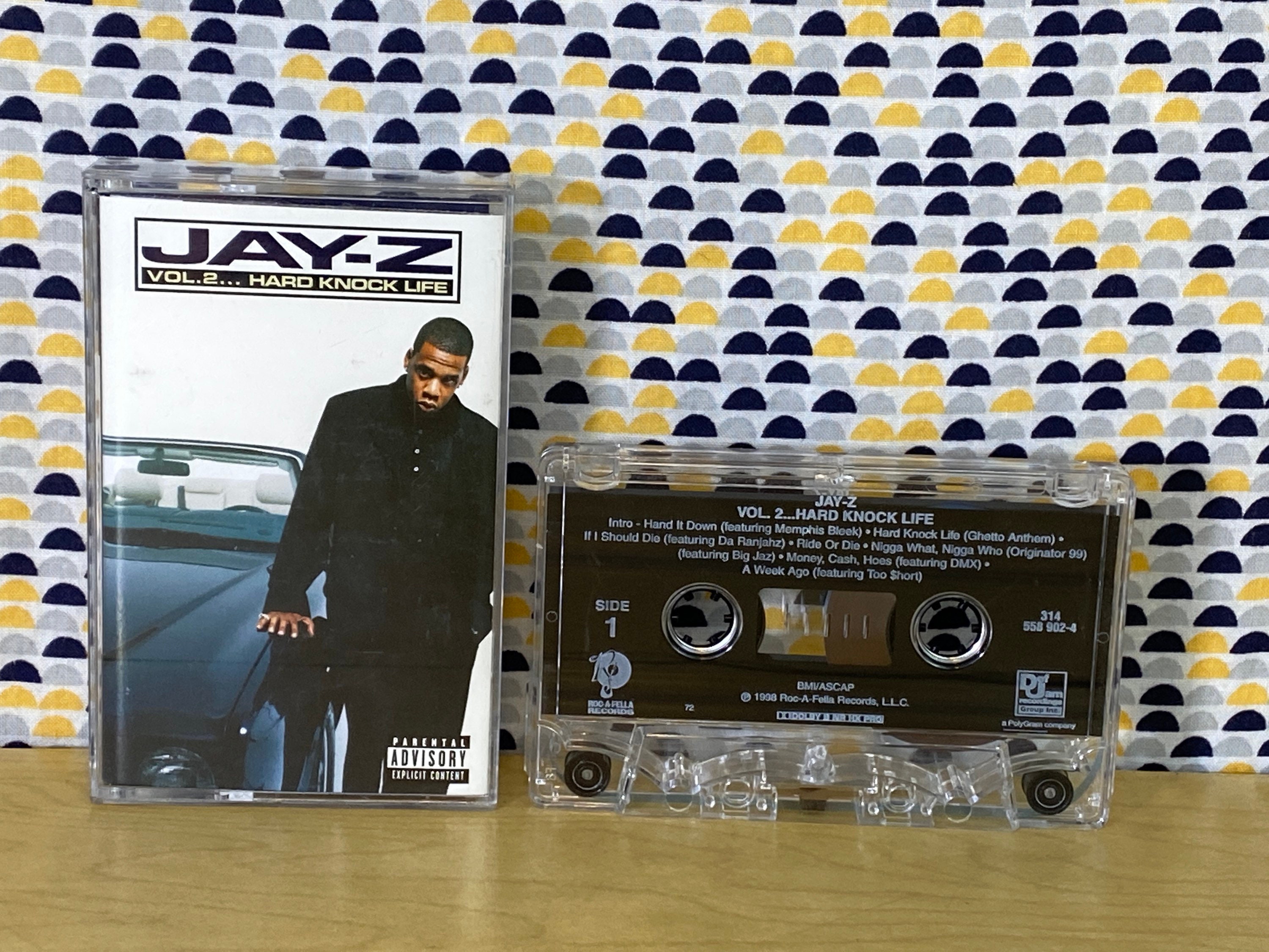 Jay Z Vol 2 Hard Knock Life Cassette Tape 1998 Roc A Fella Records