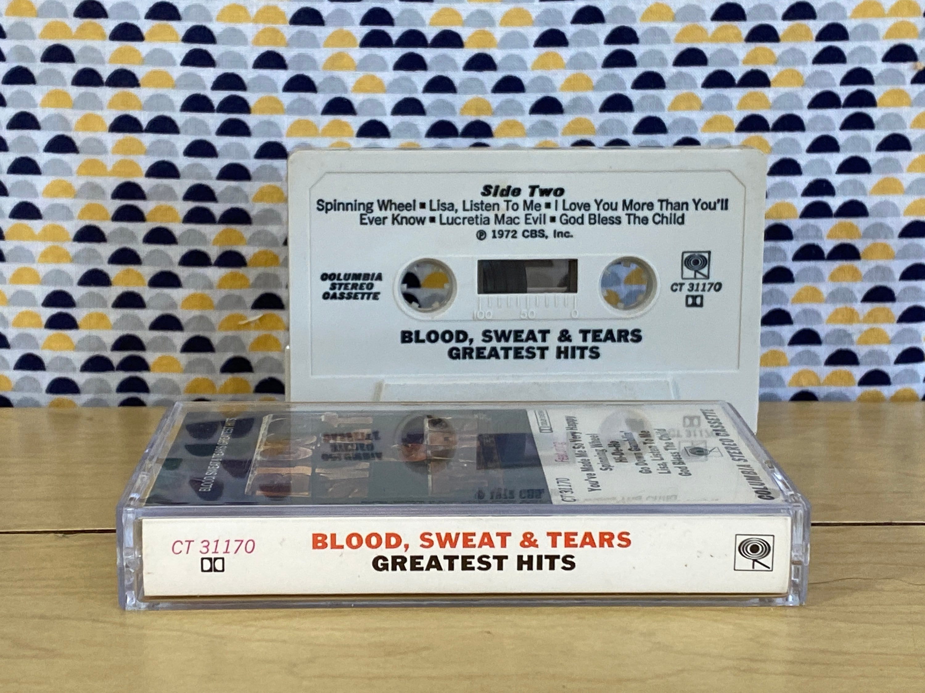 Blood Sweat Tears Greatest Hits Cassette Tape Columbia Records Blood Sweat Tears Greatest Hits Cassette Tape Columbia Records
