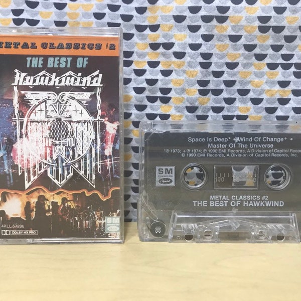 The Best Of Hawkwind - Cassette tape - 1990 Capitol Special Markets Records