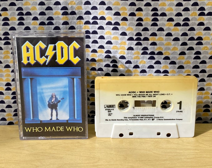 Featured listing image: AC/DC - Who Made Who  - Cassette tape - acdc - Atlantic Records