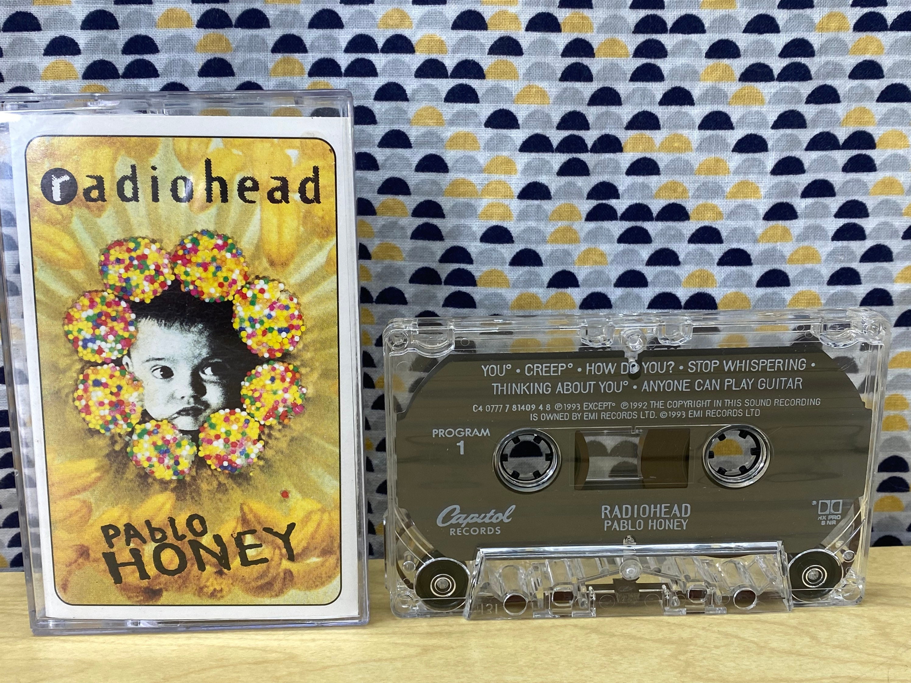 Radiohead - Pablo Honey - Cassette tape - 1993 Capitol Records