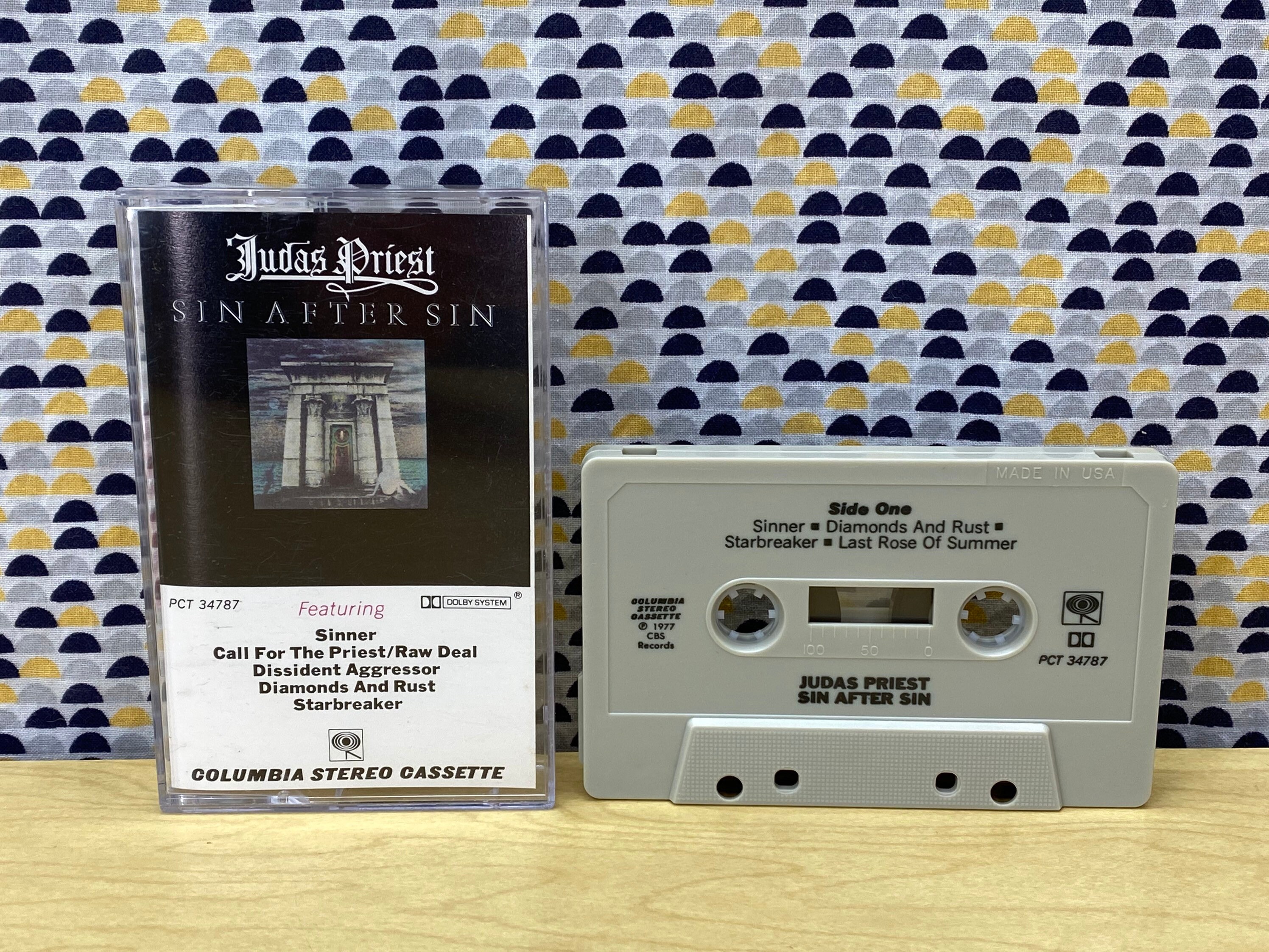 Judas Priest Sin After Sin Cassette Tape Etsy Israel