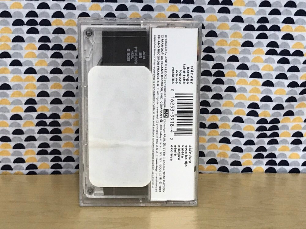 Angelique Kidjo - Logozo - Cassette tape - Mango / Island ...