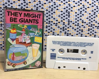 They Might Be Giants - Self Titled - Pink Album - Cassette tape- Bar/None Records