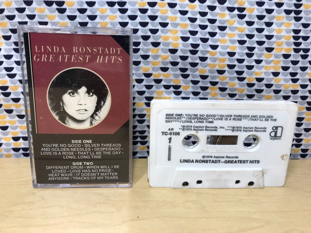 Linda Ronstadt - Greatest Hits - Cassette tape - Asylum Records