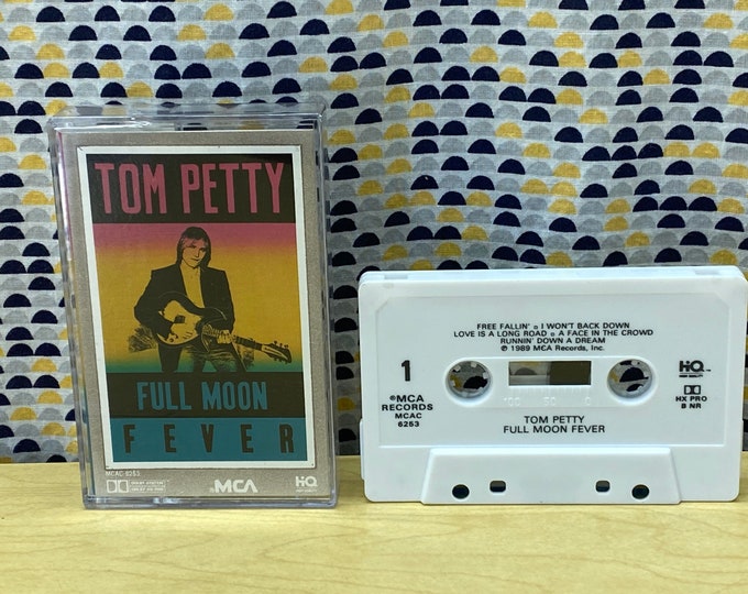 Featured listing image: Tom Petty - Full Moon Fever  -  Cassette tape - MCA Records