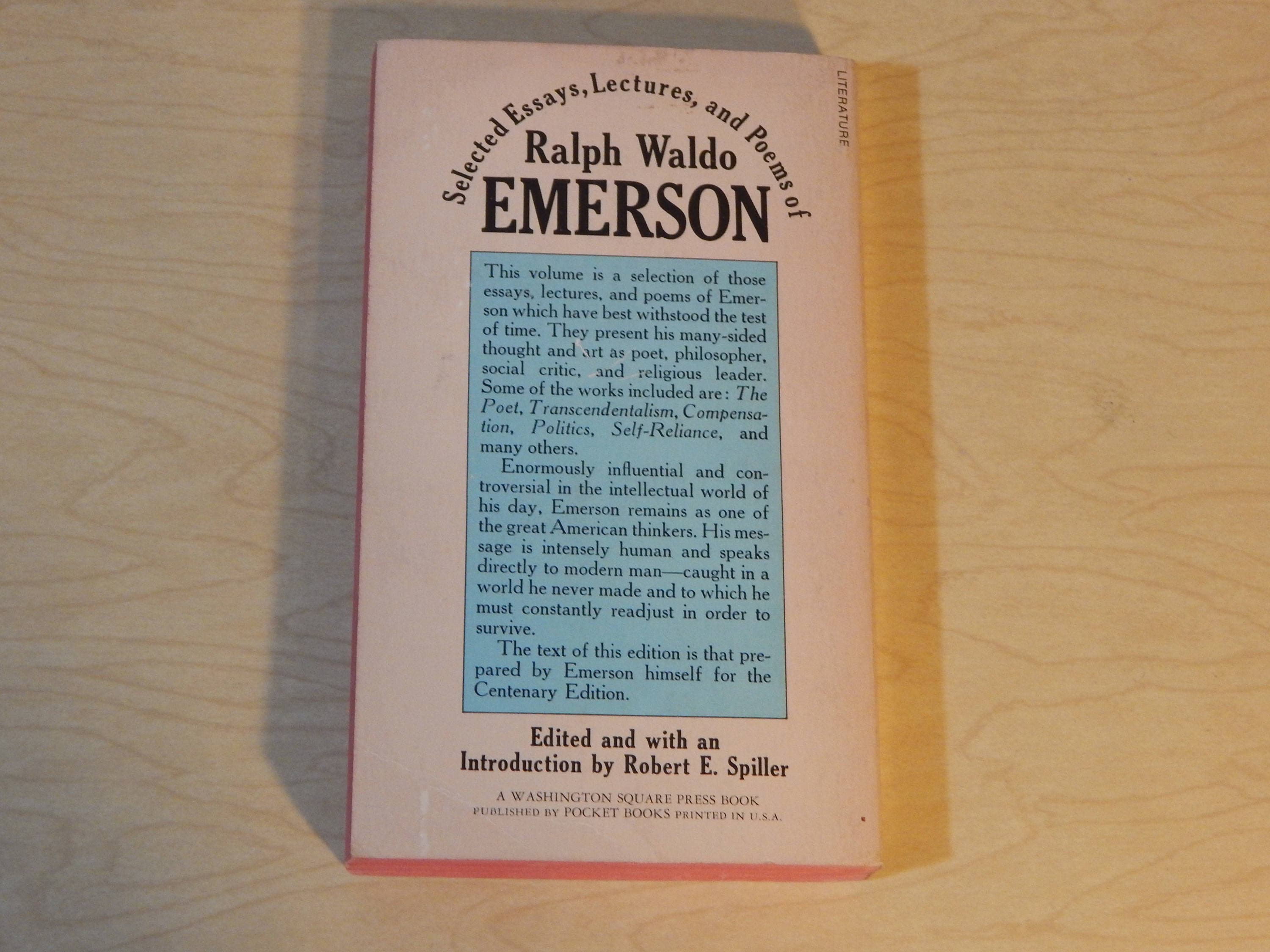 Essays and lectures emerson pdf picture