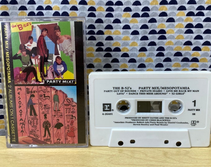 The B52's Party Mix / Mesopotamia Cassette Tape Etsy