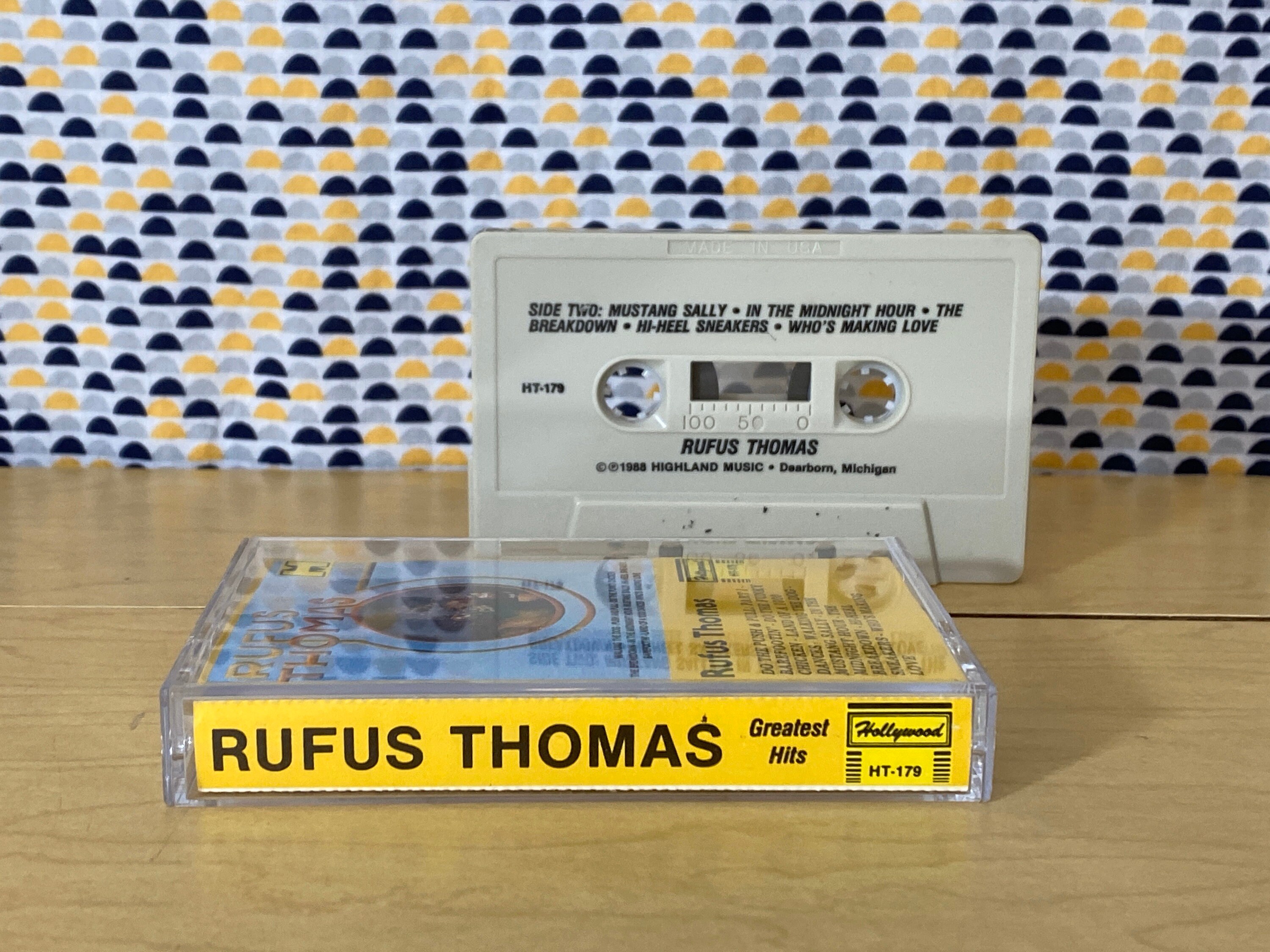 Rufus Thomas Greatest Hits Cassette Tape Hollywood Etsy
