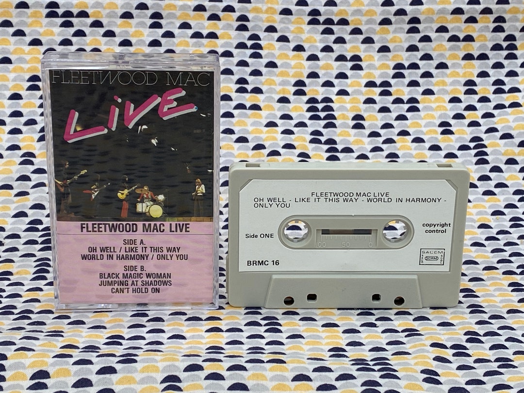 Fleetwood Mac Fleetwood Mac Live Cassette Tape Etsy