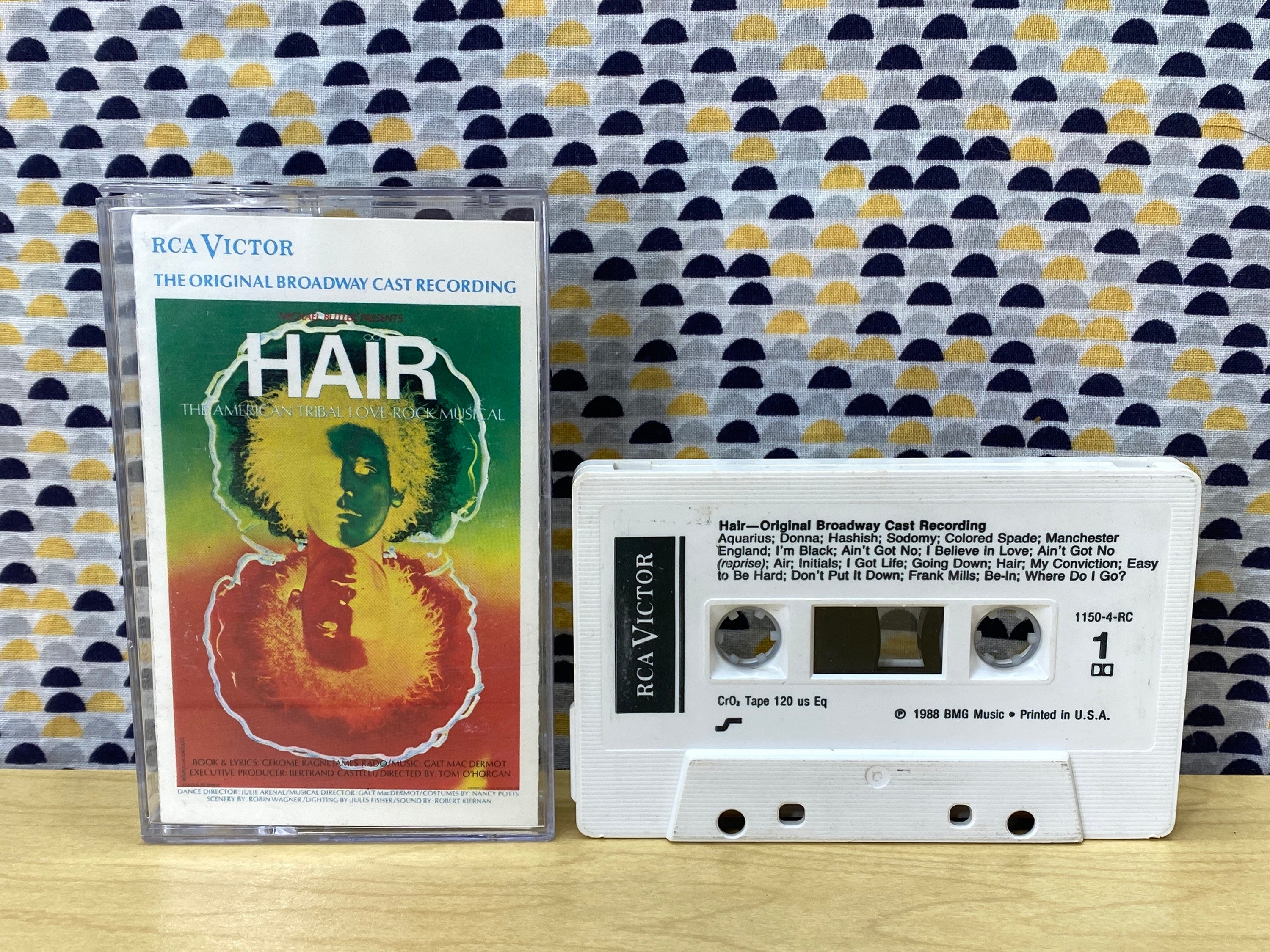 Hair Original Broadway Cast Recording Vintage Cassette - Etsy