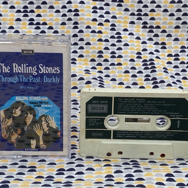 The Rolling Stones - Through the Past, Darkly  - Cassette tape - Decca Records - Spanish Import