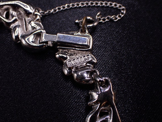 Vintage Designer Bogoff Clear Rhinestone Paste Br… - image 9