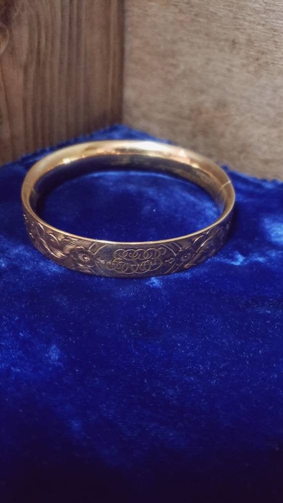 Antique Victorian Gold Filled Bangle
