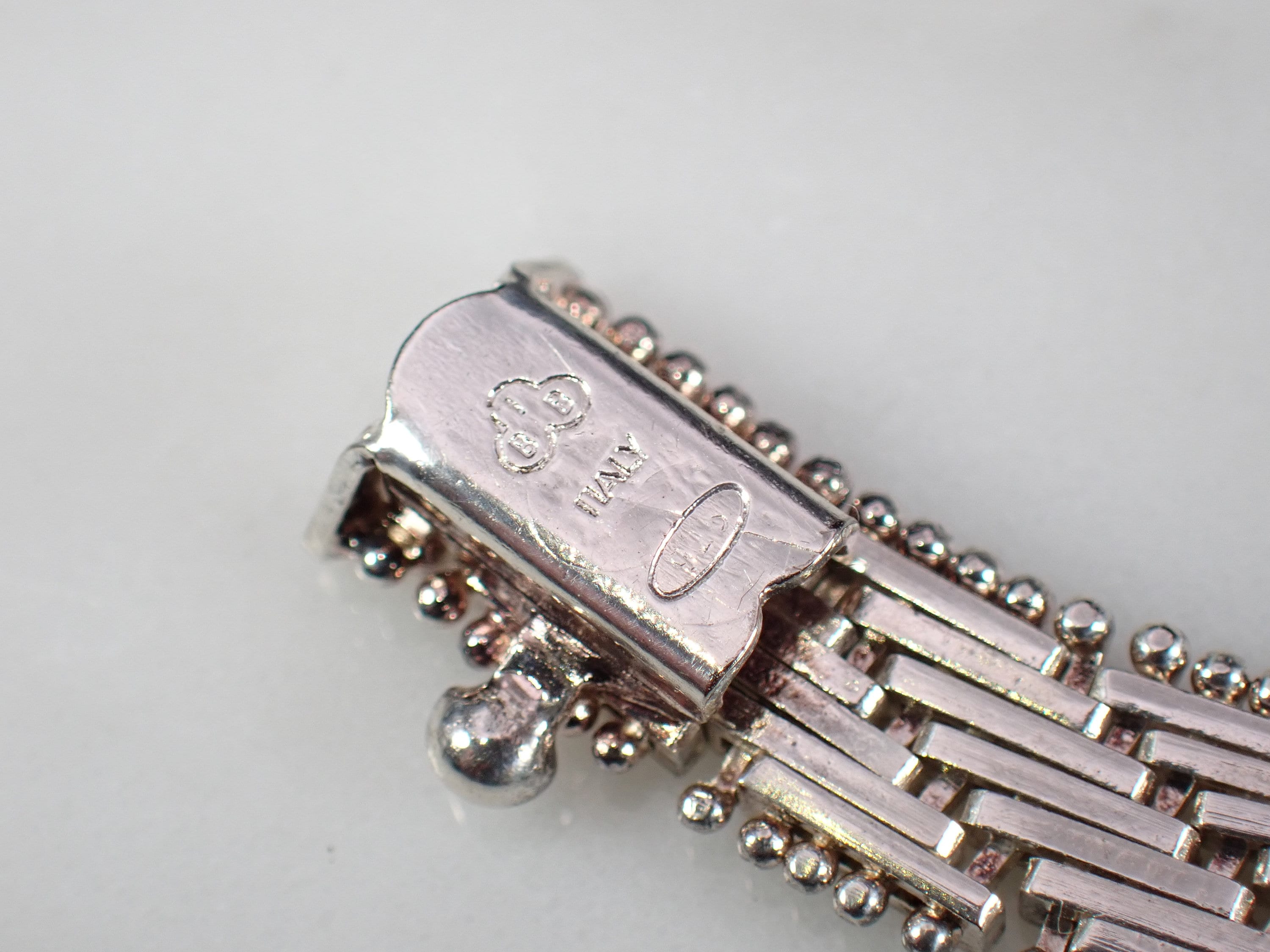 ヴィンテージ スターリング シルバー ユニーク ダイヤモンド カット