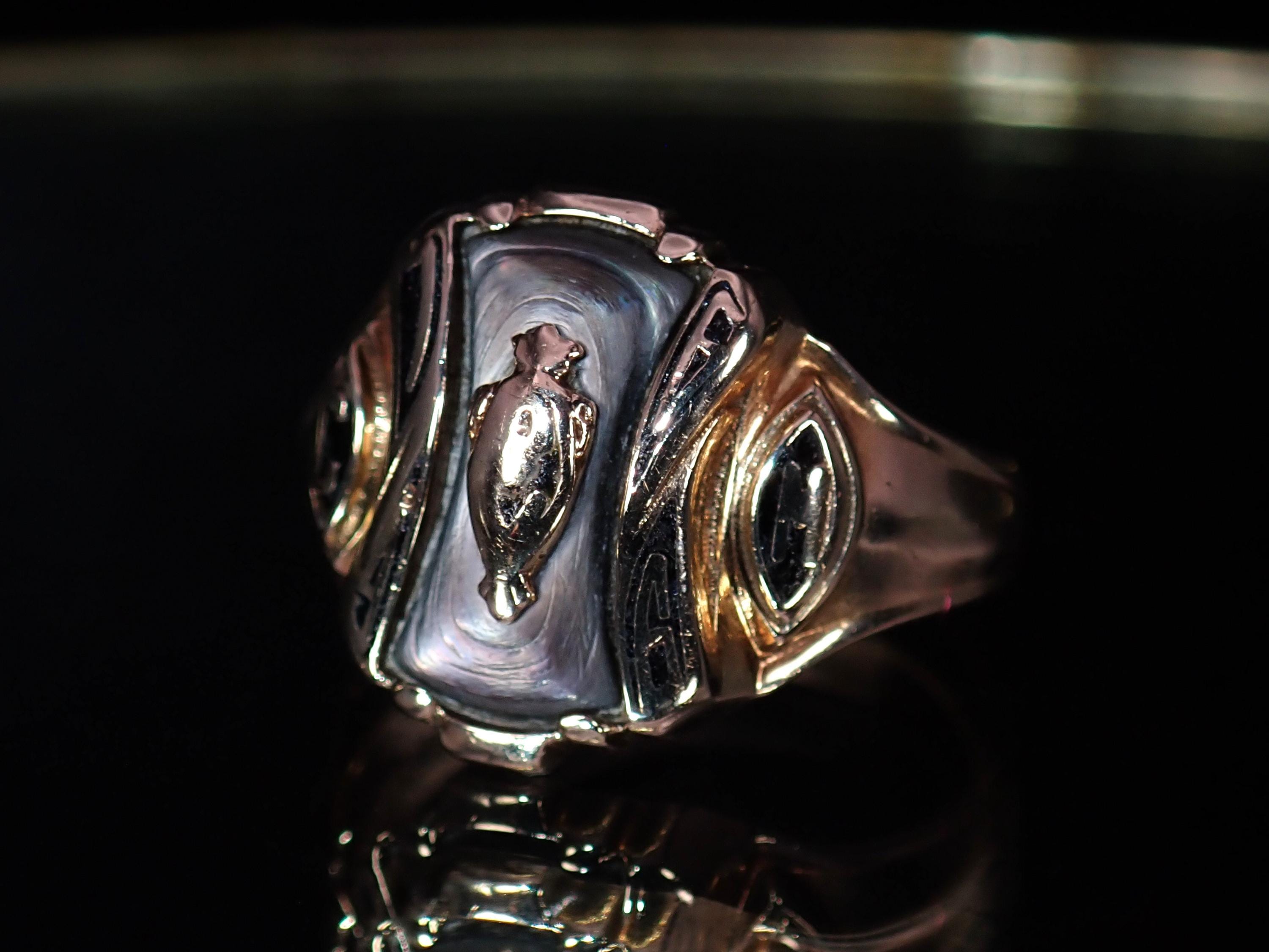Vintage Class Ring 1966 - Etsy
