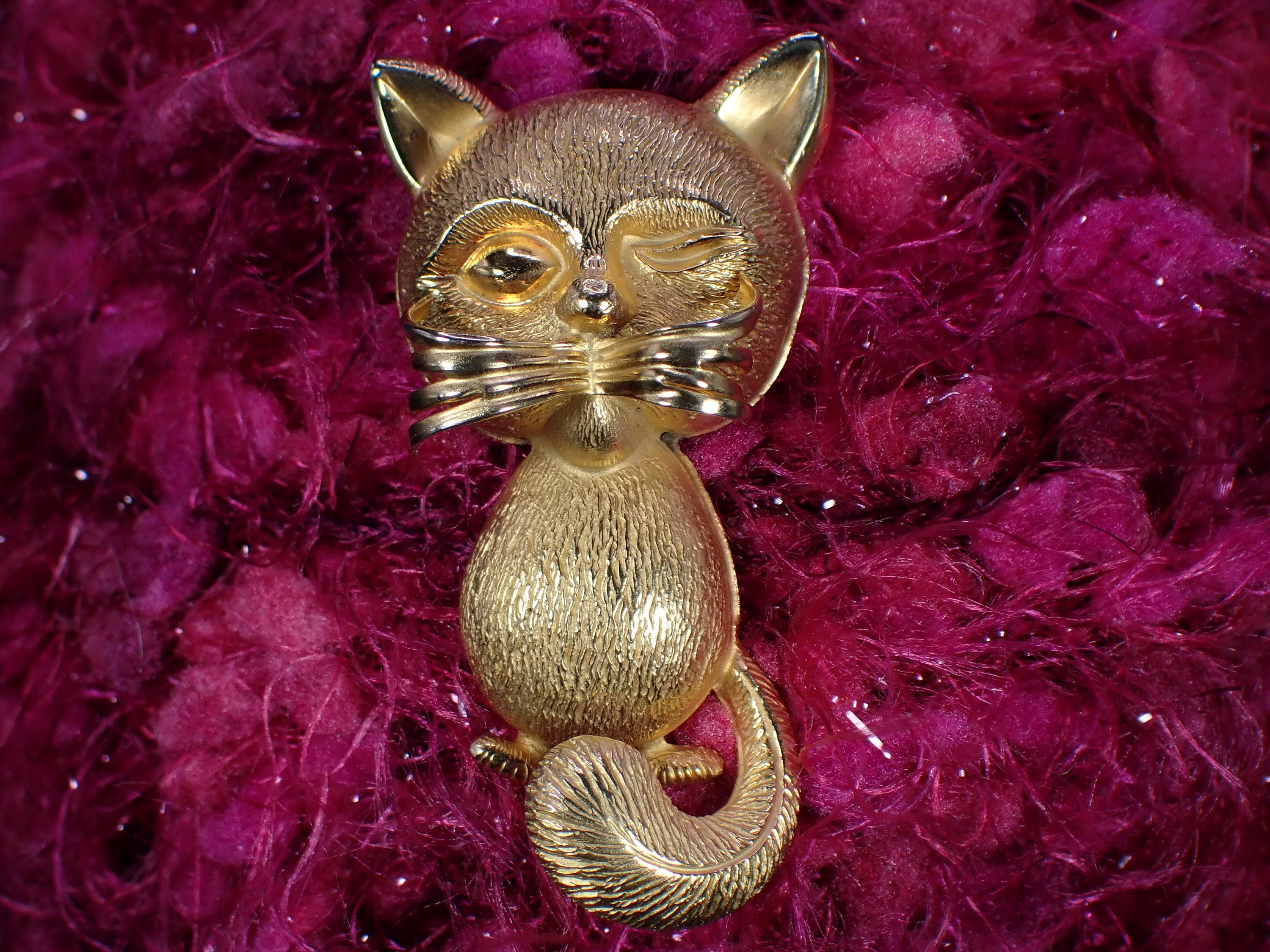 Vintage winking cat - Etsy 日本