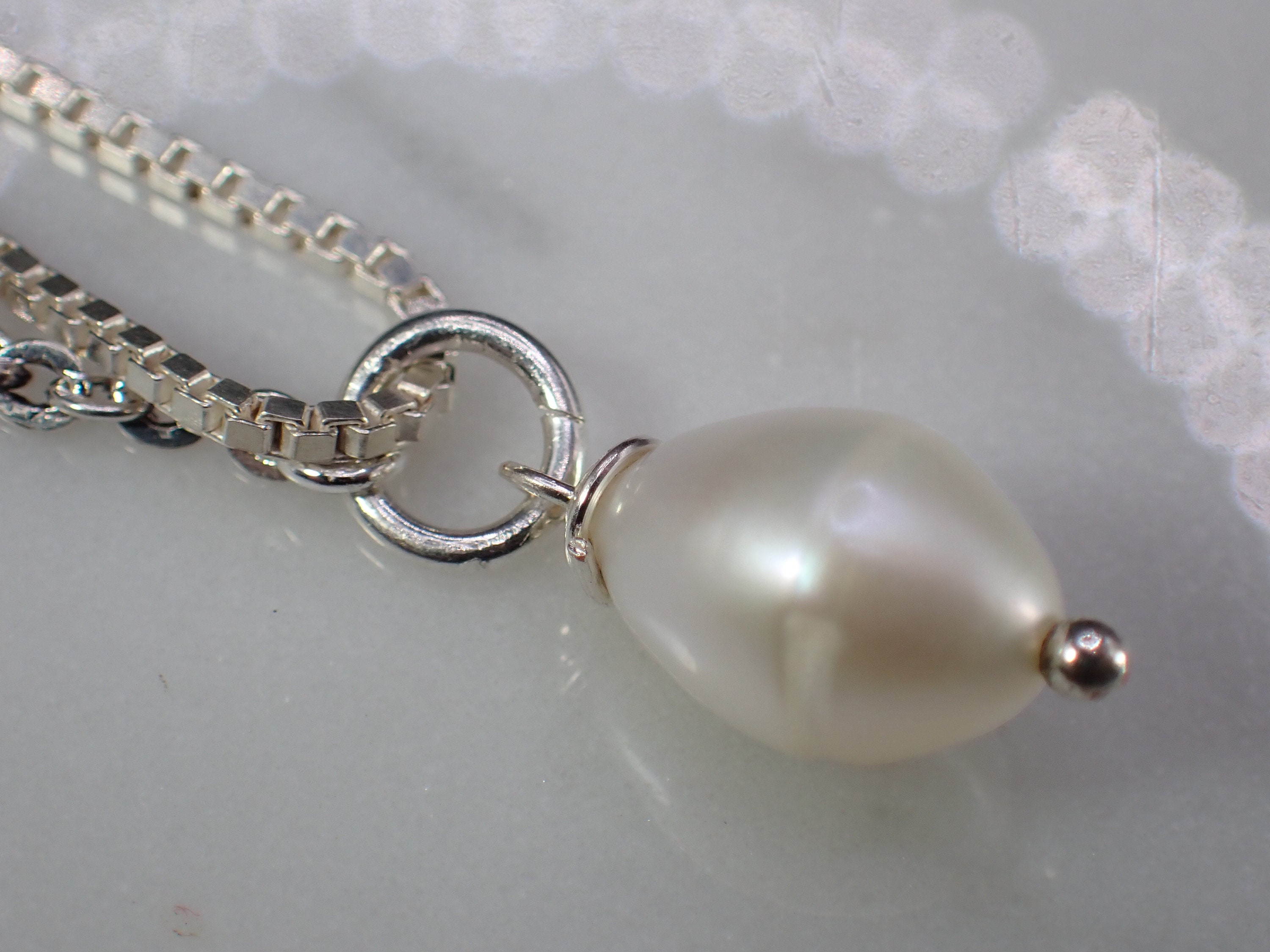 quot;BC2"BIJOUX ANCIENS vintage rétro ancien collier argenté