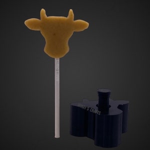 Cake Pop Mold/Plunger COW HEAD (Made in USA)