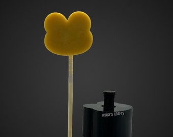 Cake Pop Mold/Plunger KAWAII GREEN FROG (With Lollipop Stick, Paper Straw or Popsicle Stick Guide Options) - Made in U S A