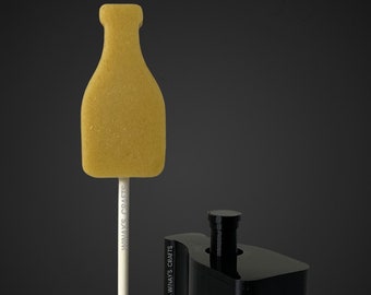 Cake Pop Mold/Plunger CHAMPAGNE (With Lollipop Stick, Paper Straw or Popsicle Stick Guide Options) - Made in USA